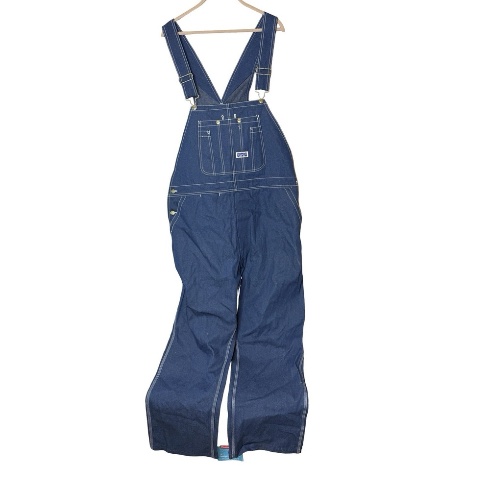 BIG SMITH‎ Overalls Mens 44X30 Blue Denim Cotton Farm Work